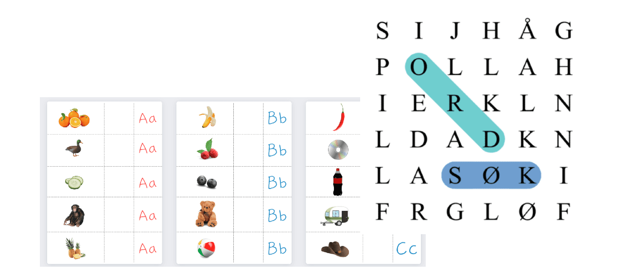 Få utskriftsklara elevresurser